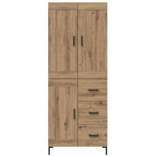  Highboard 2 kom. Umjetnički hrast 69,5 x 34 x 180 cm Slike