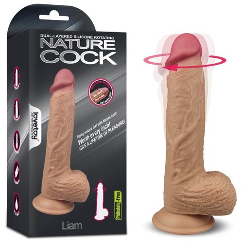 Lovetoy Silicone Rotating Nature Cock LVTOY00340 Cene