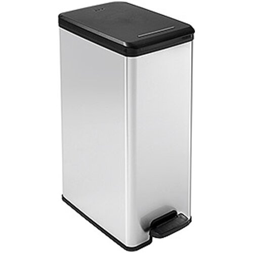 Curver kanta za otpatke 40L Deco Slim silver Cene