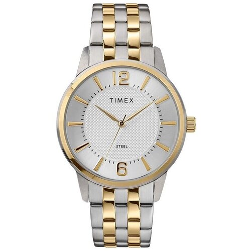 Timex Analogne ure ty577020 Pozlačena Slike