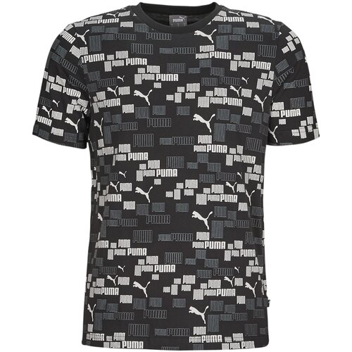 Puma ESS+ LOGO LAB AOP TEE Crna Slike