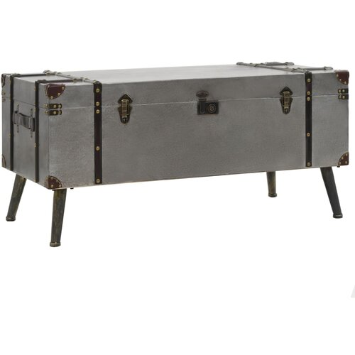 Furnova Klubska mizica MDF in aluminij 102x51x47,5 cm, (21914783) Slike