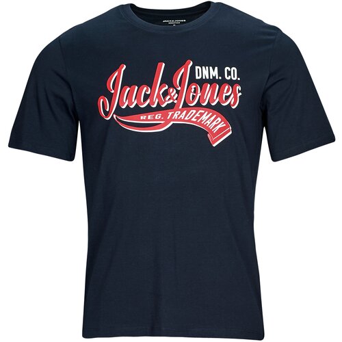 Jack &amp;amp; Jones Majice s kratkimi rokavi JJELOGO TEE SS O-NECK 2 COL AW23 SN pisana Slike