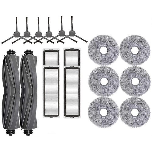 INORCO 18 kosov zdruljiv Bot L10 Prime / L10s Pro / L10 Pro robotski sesalnik Glavna stranska krtaa Hepa Filter Mop Cloth Rep+wer, (22017460) Slike