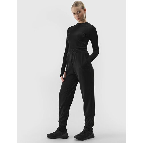 4f Women's jogger sweatpants with the addition of modal - black Cijene