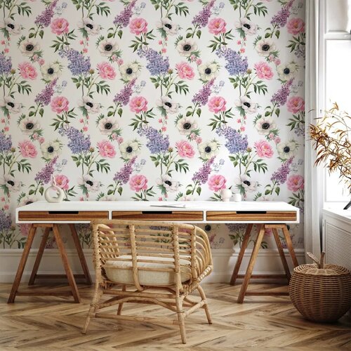  Tapeta - Roses and Lilacs 50x1000 Slike