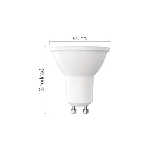 Emos LED žarnica Basic MR16 / GU10 / 5,2 W (40 W) / 450 lm / Nevtralna bela ZL8F23 Slike