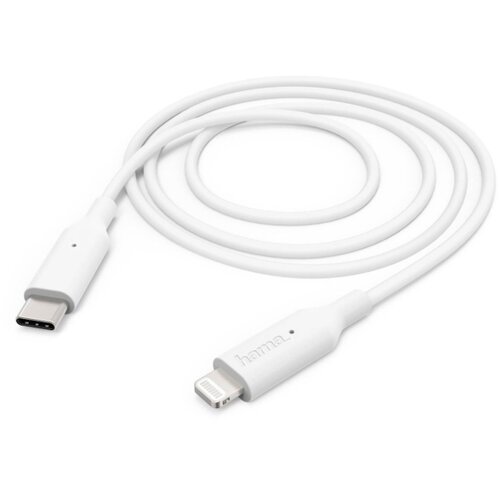  Hama fast charging USB-C-Lightning 1m bijeli Slike