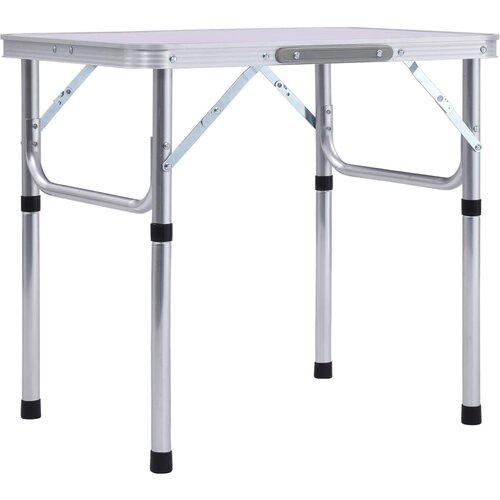 vidaXL Sklopivi stol za kampiranje bijeli aluminijski 60 x 45 cm Cijene