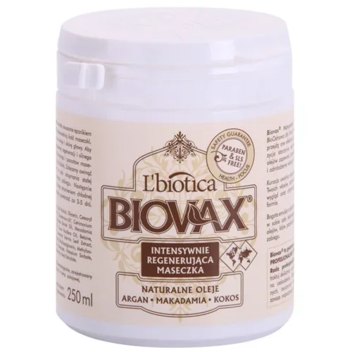 L´Biotica Biovax Natural Oil revitalizacijska maska za popoln videz las 250 ml
