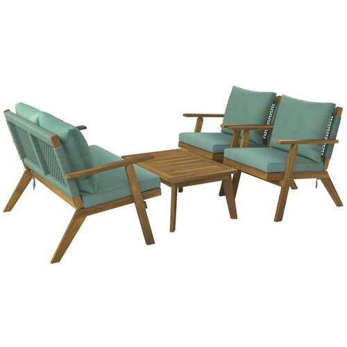 Modern Living Lounge Garnitura Michi, Akacija, Zelena, 4-Delno Cene