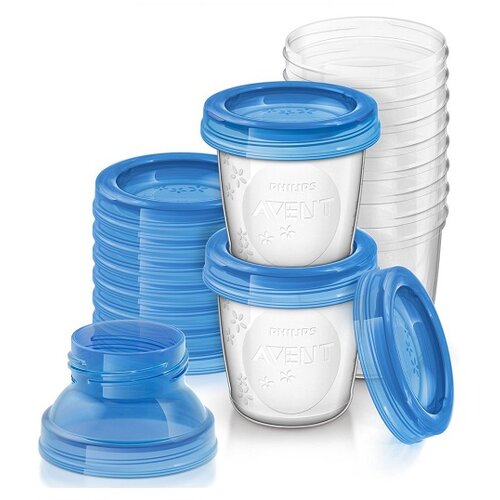 Avent via solje sa poklopcima i adapterima -set 10KOM+2ADAPTERA 1602 Cene