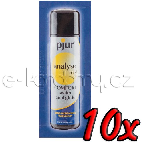 Pjur analyse me! comfort water anal glide 2ml 10 pack Slike