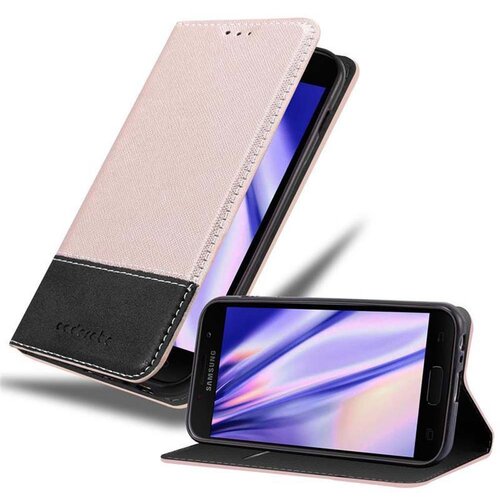 Cadorabo Case, združljiv s Samsungom v rose Gold Black - za&scaron;čitni pokrov z magnetnim zapiranjem, stoječo funkcijo in režo za kartico, (20592841) Cene