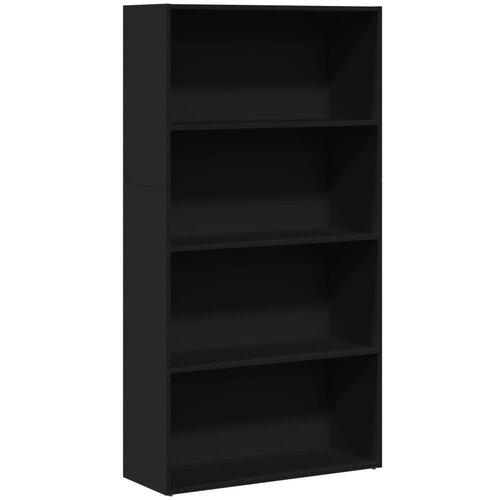 Maison Chic Knjižna omara - Knjižni regal črna 80x30x152 cm inženirski les, (21725607) Cene