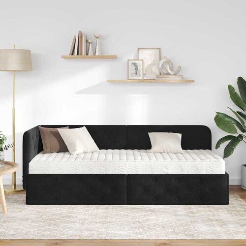  Kutni okvir kreveta Crna 80 x 200 cm Bar&amp;scaron;un Slike