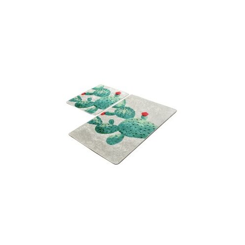  Green djt multicolor bathmat set (2 pieces) Slike