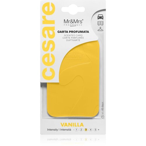 Mr & Mrs Fragrance Cesare Vanilla viseća mirisna oznaka 1 kom Cijene