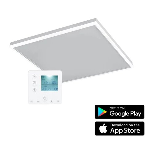 WENTOREX IRPC Top 400 WiFi plafonski infracrveni panel sa LED osvetljenjemi sa zidnim termostatom (370/30 W) Cene
