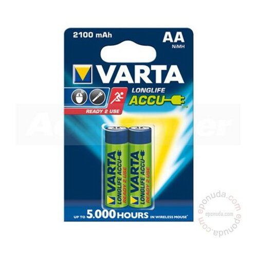Varta R6 AA 2100mAh B2 punjiva baterija Slike