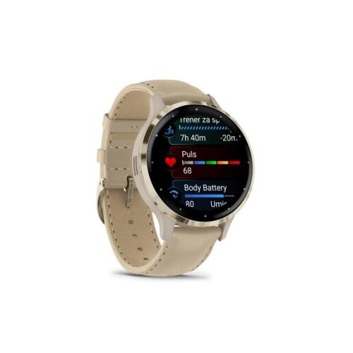 Garmin venu 3S french gray leather (010-02785-55) Cene