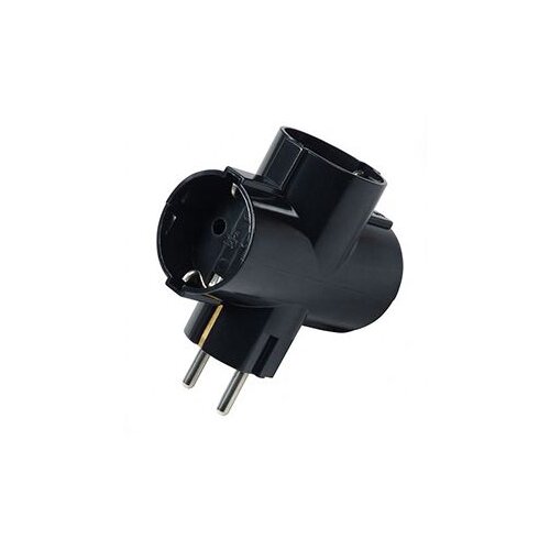  Utikač adapter 'T' 3x&scaron;uko 6338-4 crni Cijene