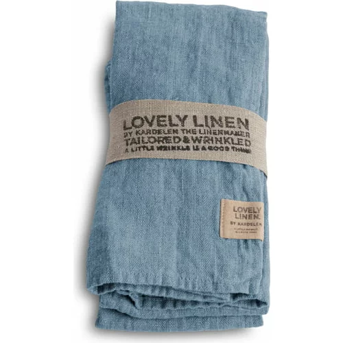Lovely Linen Serviete - Dusty Blue