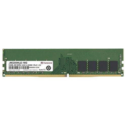 Transcend DDR4 16GB JM 3200Mhz CL22 1.2V memorija ( JM3200HLE-16G ) Slike