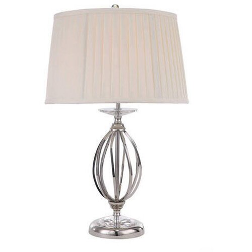 Elstead Lighting Elstead AG-TL-POL-NICKEL - Stona lampa AEGEAN 1xE27/60W/230V sjajni hrom Cene