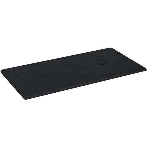  Zidna uzglavlja 12 pcs Crna 30 x 15 cm Lažna koža - Crna 30 x 15 cm Slike