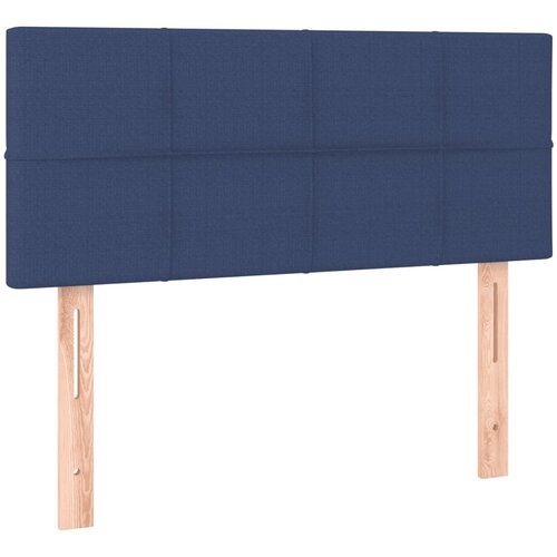  Krevet s oprugama i madracem plavi 120 x 190 cm od tkanine Slike