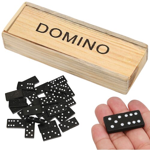  Lesena igra domino v škatli 28 kosov Cene