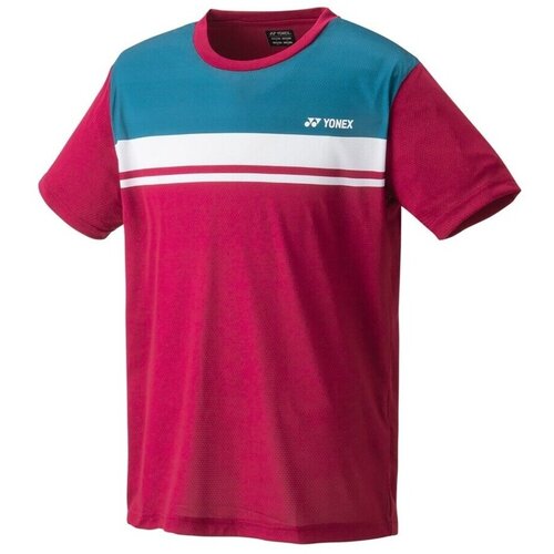 Yonex Crew Neck Stripes 2023 Ružičasta Slike