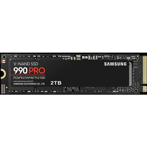 Samsung SSD 2TB M.2 PCIEx4 PCI Gen4.0 990 Pro without Heatsink 1200 TBW 5 yrs