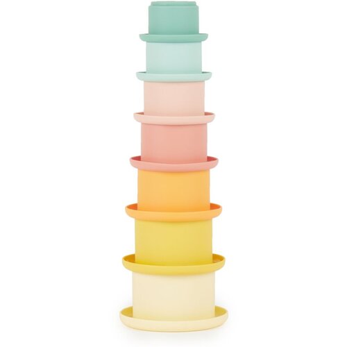 bieco Silicone Stacking Cups Tropical Vibes zložljivi lončki 12 m+ 7 kos Cene