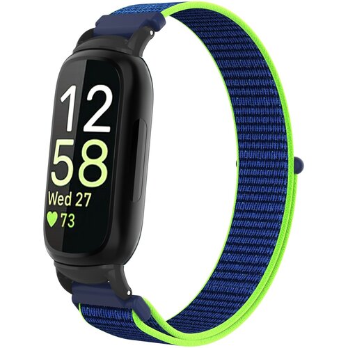 INF združljiv z fitbit inspire 3 najlonskim pa&scaron;čkom z zanko - na voljo več barv green+blue, (5000116940) Cene