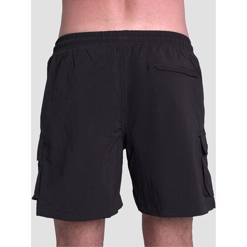 GymBeam Men&amp;lsquo;s Swim Cargo Shorts Black Slike