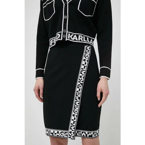 Karl Lagerfeld Krilo črna barva