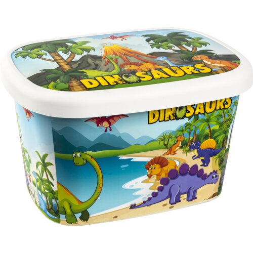  kutija sa točkićima Deco Dinosaurus 50l Cene