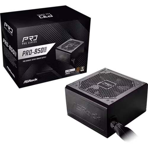 AsRock PSU 850W Gold, Pro 80 PLUS, 120mm fan, ATX 3.1PCIe 5.1 Cijene