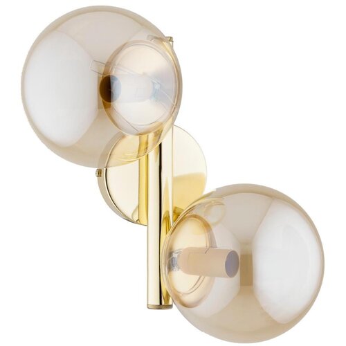  Zidna lampa ERAL 2xE14/10W/230V zlatna/bež/zadimljena Cene
