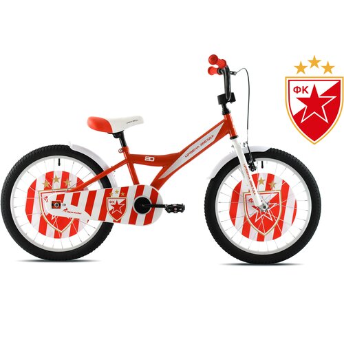Capriolo BMX FK Crvena Zvezda Dečiji bicikl, 20", Crveno-beli Cene