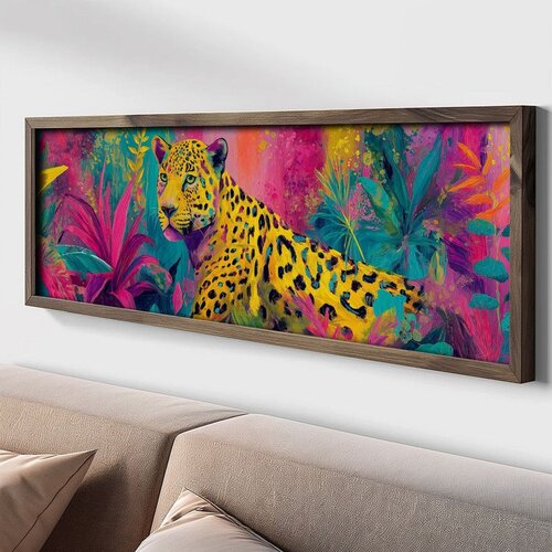 WALLXPERT LAC115-150 Multicolor Decorative Framed MDF Painting Cene
