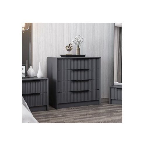 Hanah home komoda Kale Luxe 45x77x72cm antracit Cene