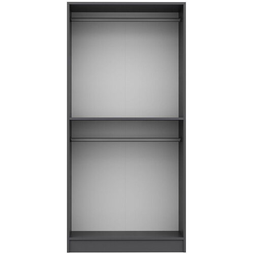 Hanah home Ormar Kale - 4935, 90x190x52 cm, Tamno siva Slike