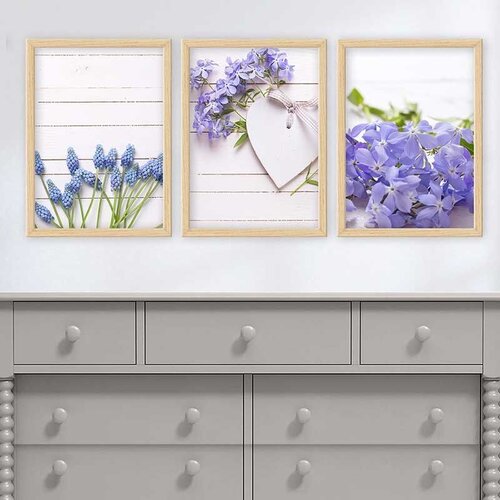 Wallity Set uramljenih slika 3NTC_32738270, 3 Dela Cene