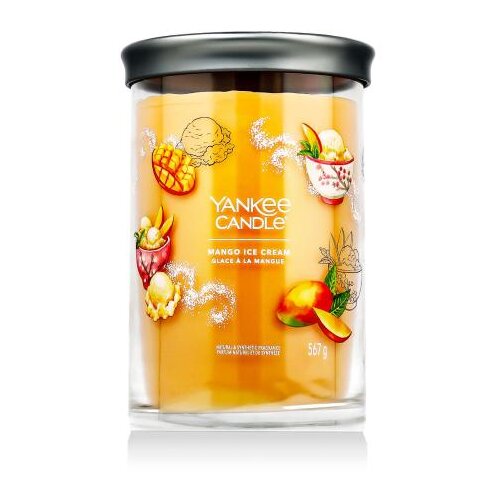 Yankee Candle Signature Mango Ice Cream Tumbler 567 g di&amp;scaron;eča svečka Slike