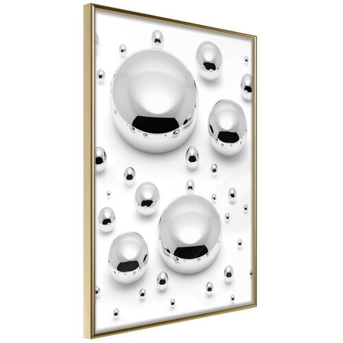  Poster - Silver Drops 20x30 Slike