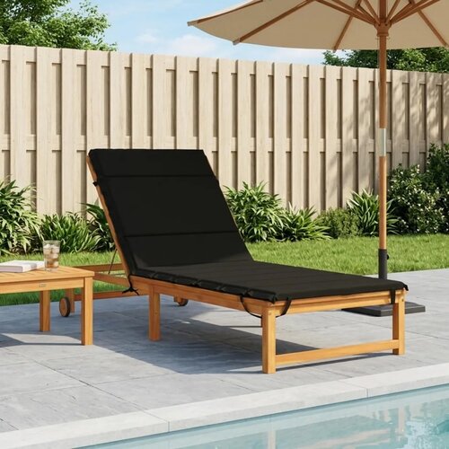  Jastučić za ležaljku GEMERT 100% poliester Crna 200 x 70 x 3 cm - Crna 200 x 70 x 3 cm Poliester Cene
