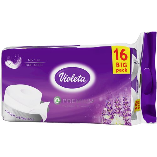 Violeta Premium toalet papir Lavanda 16/1 Slike